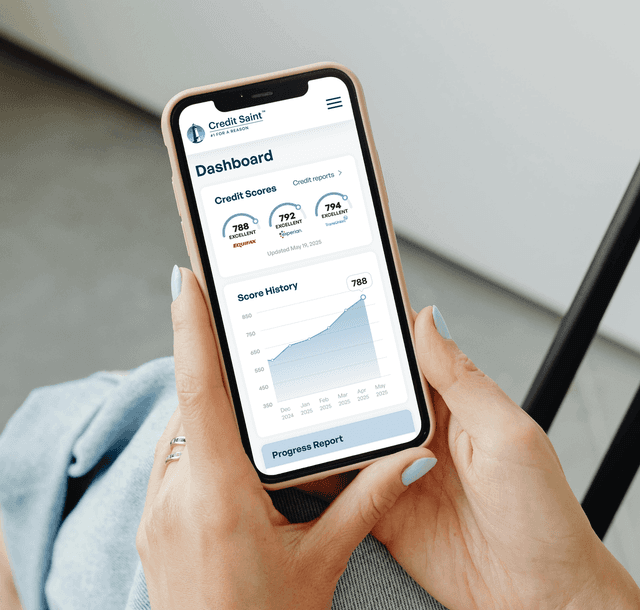 Credit Saint on mobile